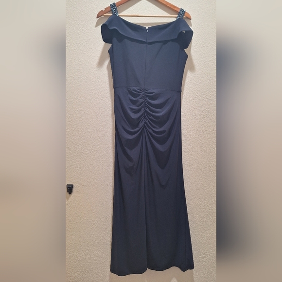 Patra Blue Ruched Dress - Picture 5 of 7